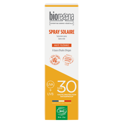 BIOREGENA_Sprej_na_opalování_SPF 30_S_ minerálními filtry 90 ml  EAN 03700067371927