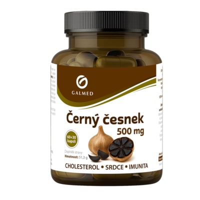 Černý Česnek 500 mg 60+30