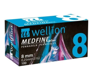 wellion medfine jehly inz.pera 8mm 31g 100ks