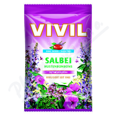 Vivil Šalvěj+14 druhů bylinek 60g bez cukru