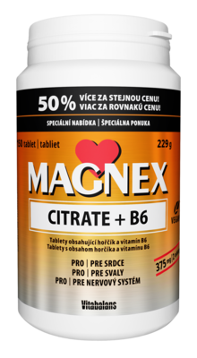 Magnex Citrate + B6_375 mg_N150